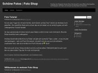 Screenshot des Blogs Schöne Fotos Shop