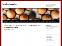 Screenshot des Blogs kuckucksvater