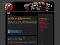 Screenshot des Blogs Ducati Monster 1100s