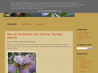 Screenshot des Blogs Wassergarten