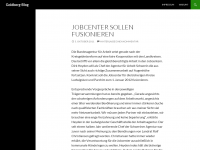 Screenshot des Blogs Goldberg-Blog