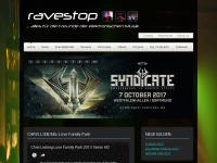 Screenshot des Blogs Ravestop