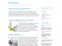 Screenshot des Blogs NetHandbuch