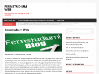 Screenshot des Blogs Fernstudium Blog