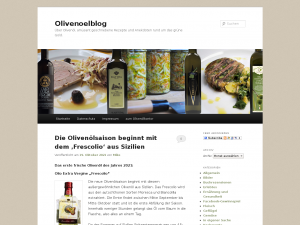 Screenshot des Blogs Olivenölblog