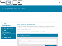 Screenshot des Blogs 4G.de