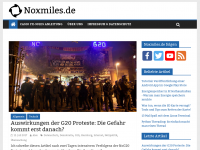 Screenshot des Blogs Noxmiles.de