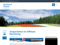 Screenshot des Blogs Internet-Marketing mit Burkhard Stamm