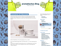Screenshot des Blogs aromatisches blog