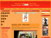 Screenshot des Blogs Tikvas Schmökertruhe