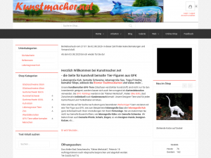 Screenshot des Blogs Kunstmacher-Blog