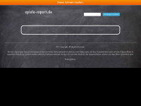 Screenshot des Blogs Spiele-Report.de