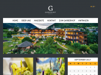 Screenshot des Blogs Beauty- & Wellness Resort Garberhof