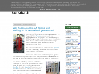 Screenshot des Blogs Eddys Korsika Reiseleiter Blog