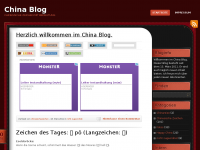 Screenshot des Blogs China Blog