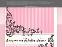 Screenshot des Blogs Knausern und Schulden abbauen
