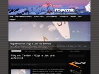 Screenshot des Blogs Thermik.net Speedflying Paragliding
