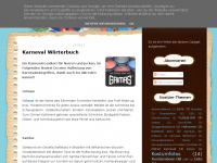 Screenshot des Blogs Karnevalskostueme
