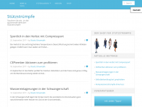 Screenshot des Blogs Stützstrümpfe