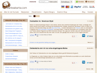 Screenshot des Blogs Hochzeitskartenblog von Dankeskarte.com