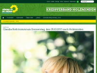 Screenshot des Blogs Wesergrün