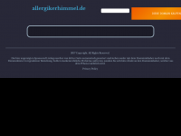 Screenshot des Blogs Allergiker Himmel Blog
