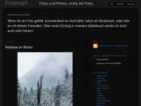 Screenshot des Blogs FotoblogX