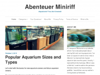 Screenshot des Blogs Abenteuer-Miniriff