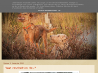 Screenshot des Blogs Von Menschen und meinen Hunden