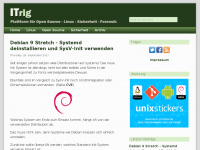 Screenshot des Blogs ITrig