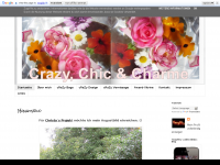 Screenshot des Blogs crazy, chic & charme