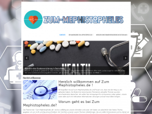 Screenshot des Blogs Zum Mephistopheles