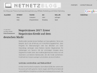 Screenshot des Blogs NetNetzBlog.de