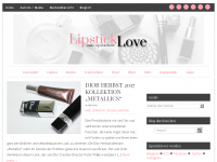 Screenshot des Blogs Lipsticklove.de
