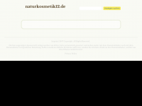 Screenshot des Blogs Naturkosmetik