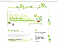Screenshot des Blogs Grüne Kreise