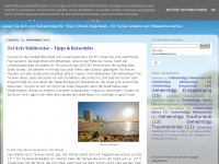 Screenshot des Blogs geheimtipp-urlaub