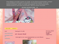 Screenshot des Blogs Mirilinas Nähsachen