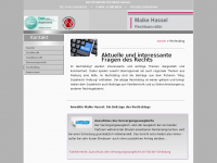 Screenshot des Blogs Blog Sozialrecht Freiburg