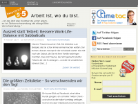 Screenshot des Blogs Beyond-9to5 – Arbeit ist, wo du bist