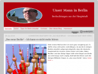 Screenshot des Blogs Unser Mann in Berlin