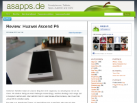 Screenshot des Blogs App Store Apps