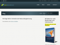 Screenshot des Blogs Neukunden Gewinnung einfach
