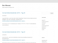 Screenshot des Blogs Der Morast