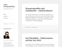 Screenshot des Blogs Andis Energiesparblog
