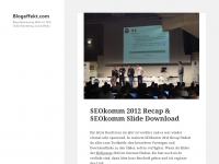 Screenshot des Blogs Blogeffekt.com