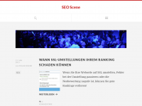 Screenshot des Blogs SEO Scene