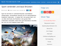 Screenshot des Blogs You Big Blog