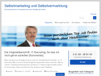 Screenshot des Blogs Jobsuchercoach