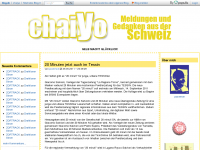 Screenshot des Blogs CHAI-YO